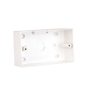 White PVC Open Surface Modular Box