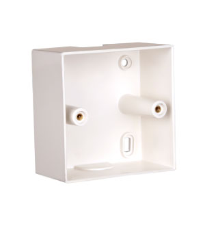 White PVC Wall Mounted Electrical Surface Box suppliers