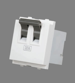32 A Miniature Circuit Breaker DP (Standard Size, White)