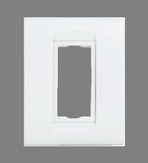 Cover Plate with Frame 1 Module Wall Plate