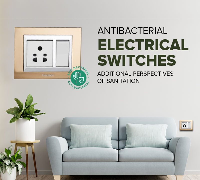 Antibacterial Electrical Switches