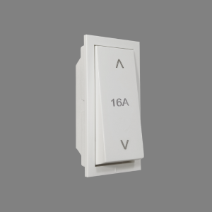 16A 1-Way Switch With Indicator 1M (White)